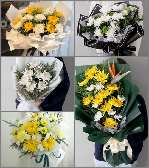 广东韶关市乐昌市梅花镇关春村白事花束代送